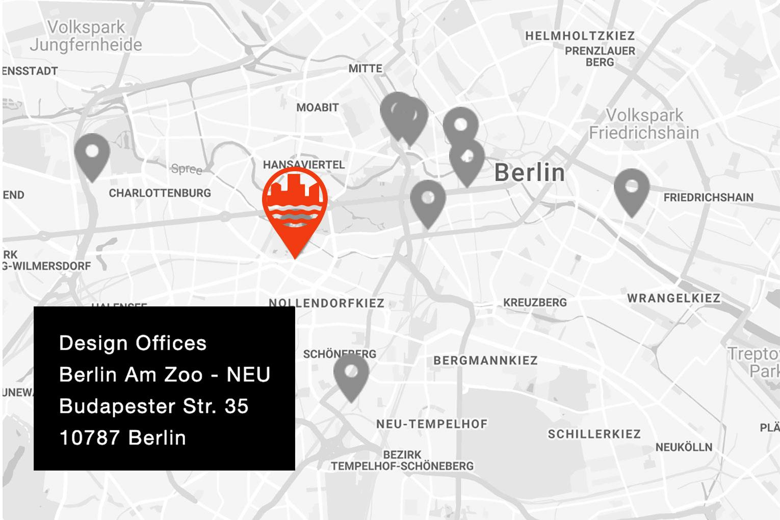 Berlin Karte Design Offices