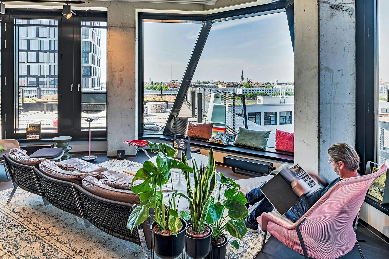 Rooftop Lounge Eventfläche Design Offices