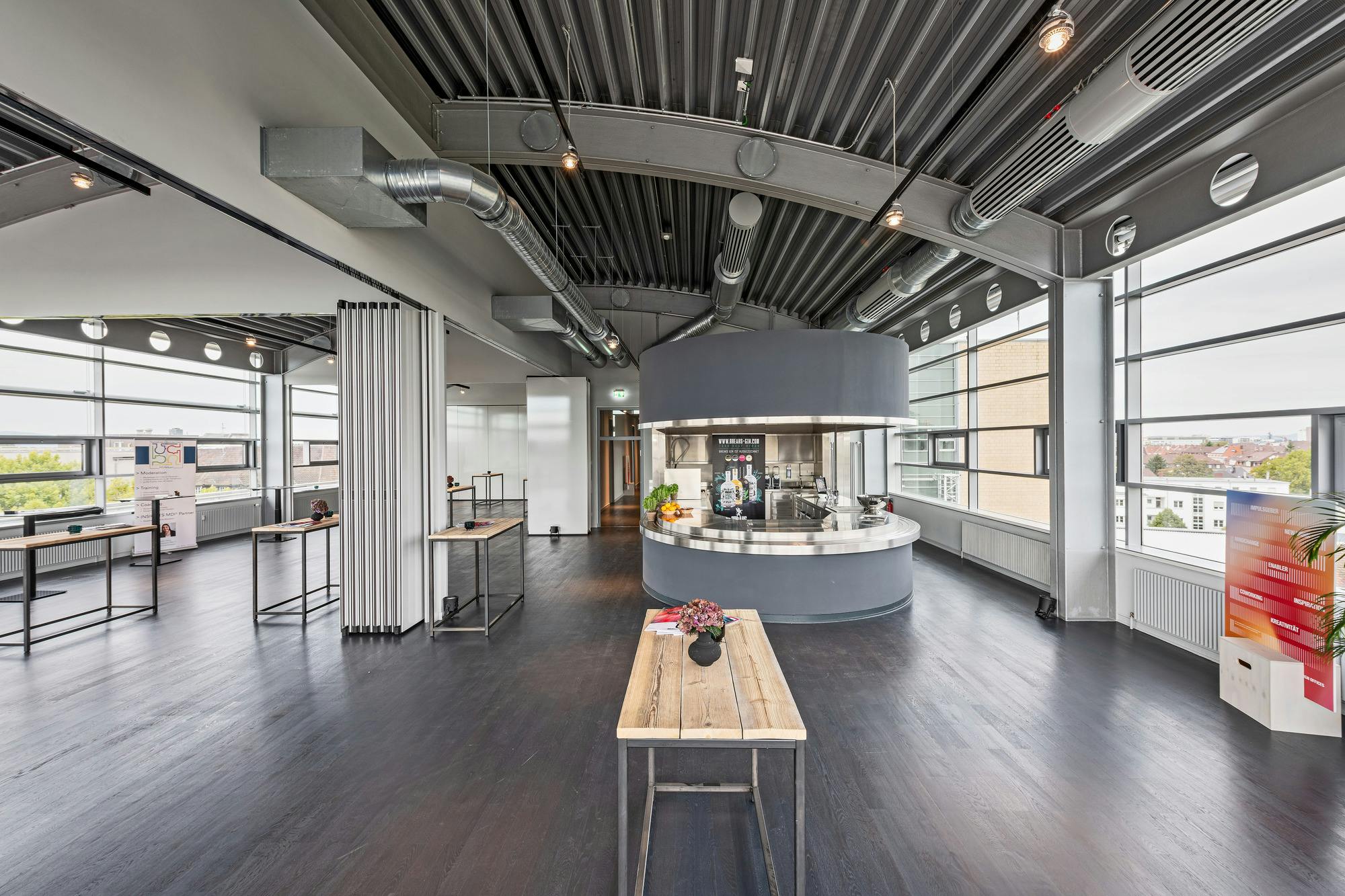 Rooftop Lounge Konferenzfläche Design Offices