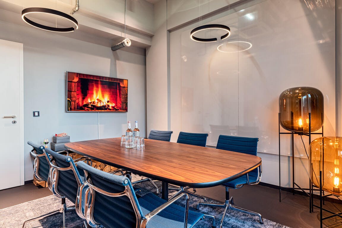Fireside Room at Design Offices 