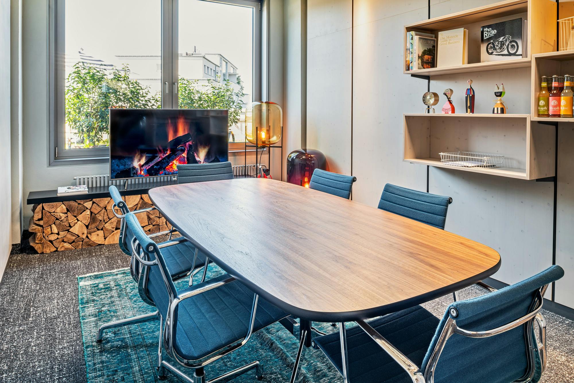 Fireside Room Meetingraum Design Offices
