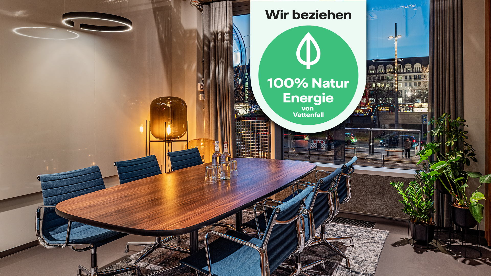 Grüner Strom Natur Energie Design Offices