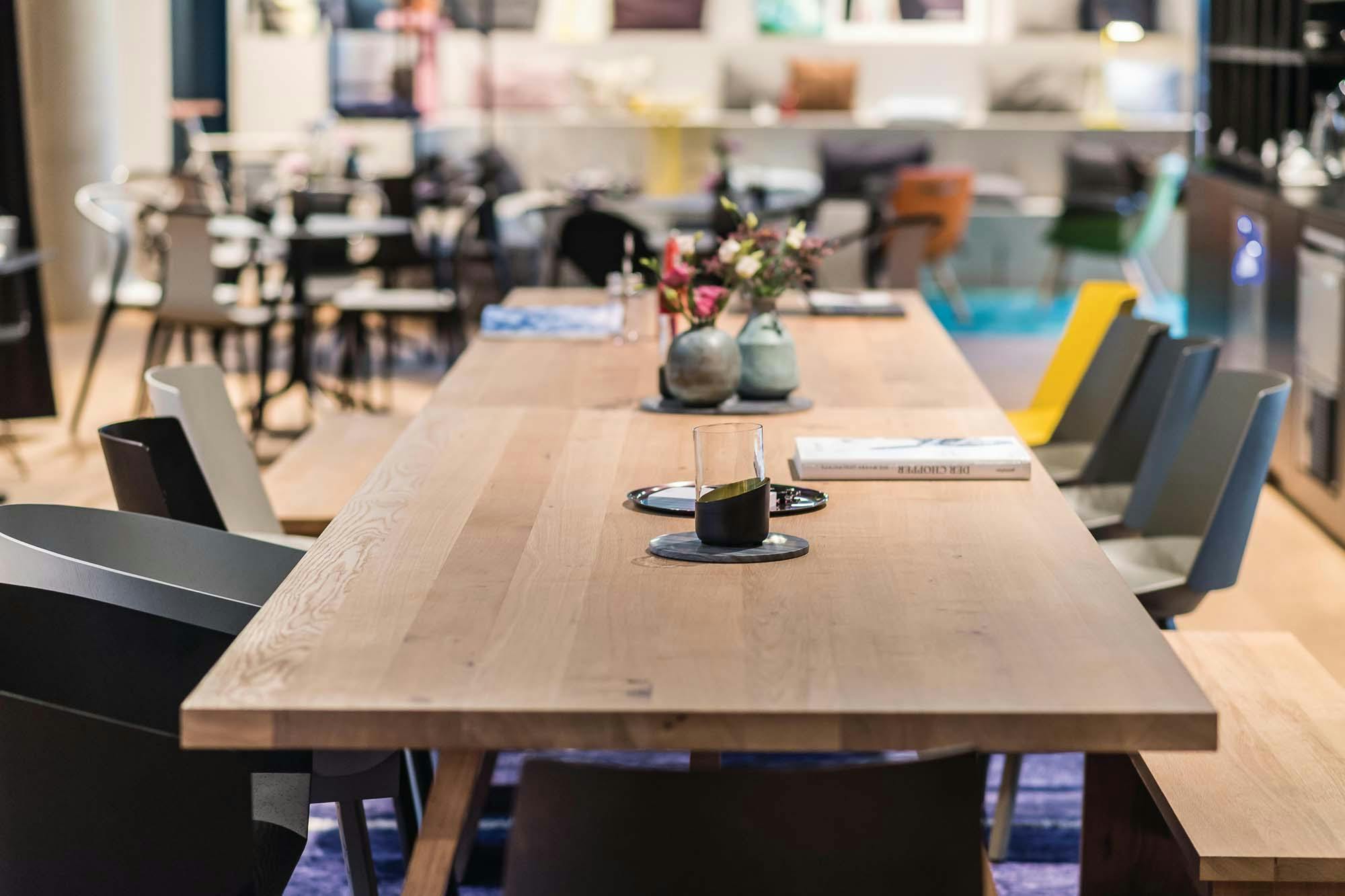 Community table at Design Offices 