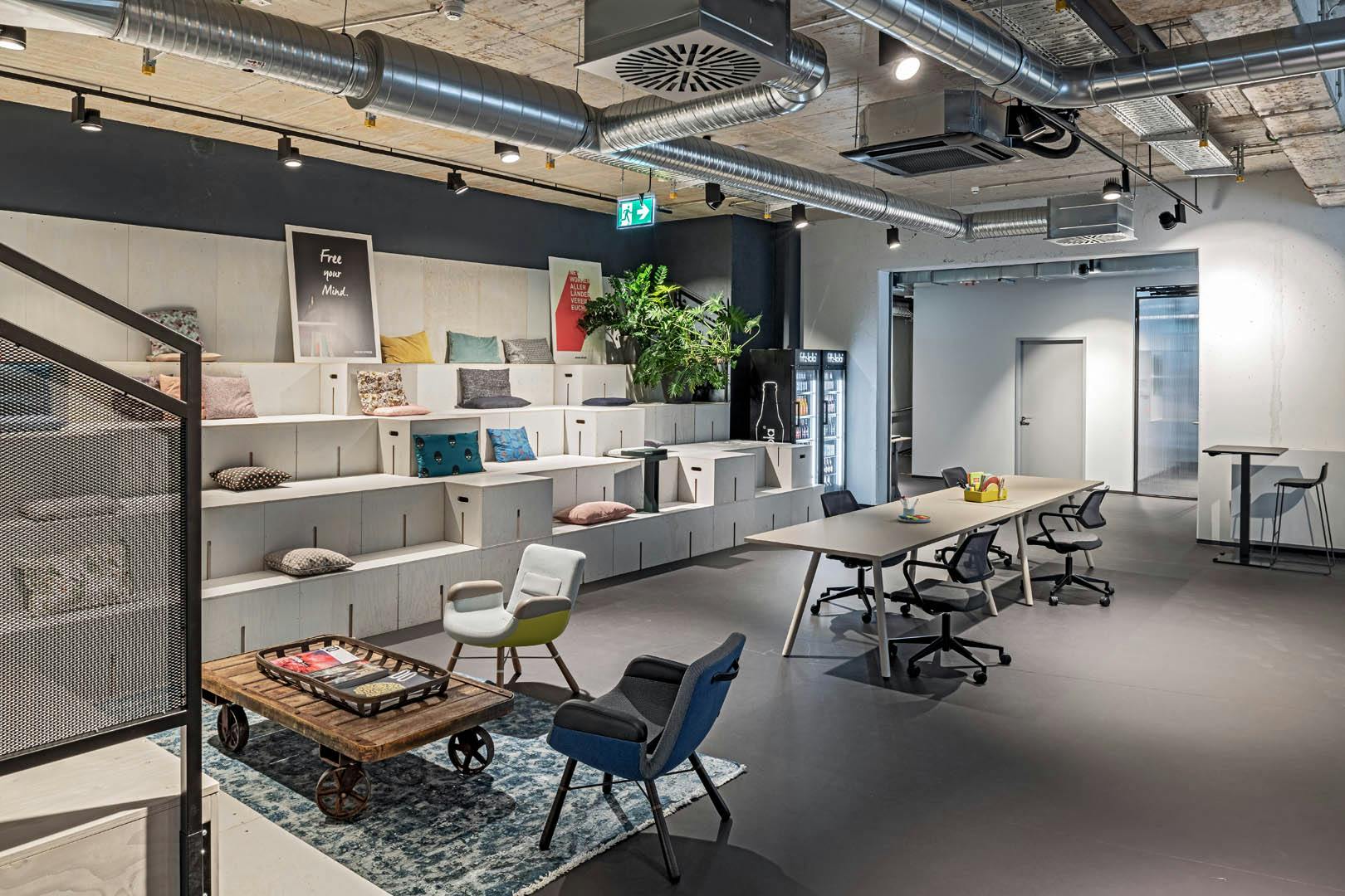 Design Offices Lounge Coworking Area Gemeinschaftsfläche