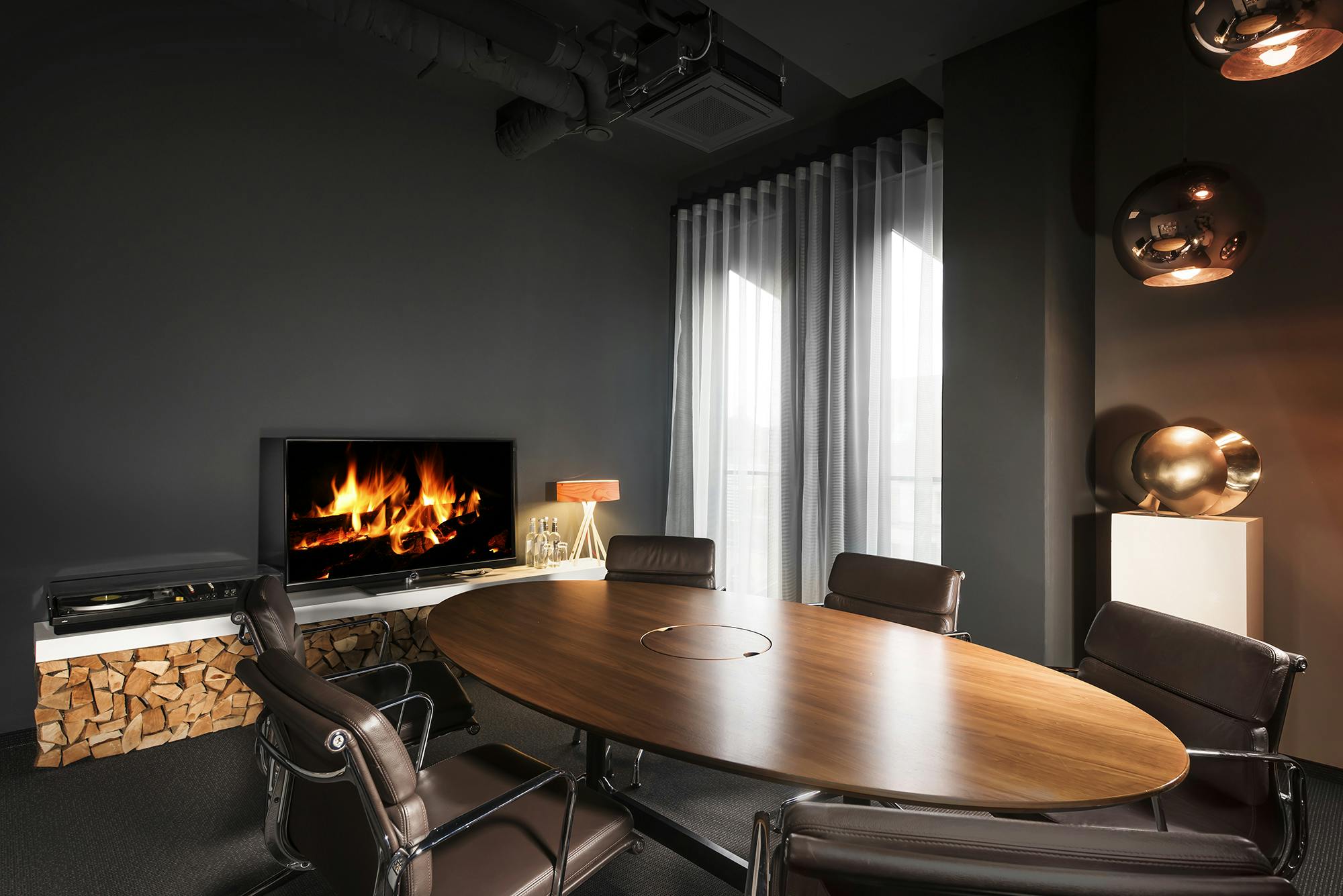 Fireside Room Meetingraum Design Offices